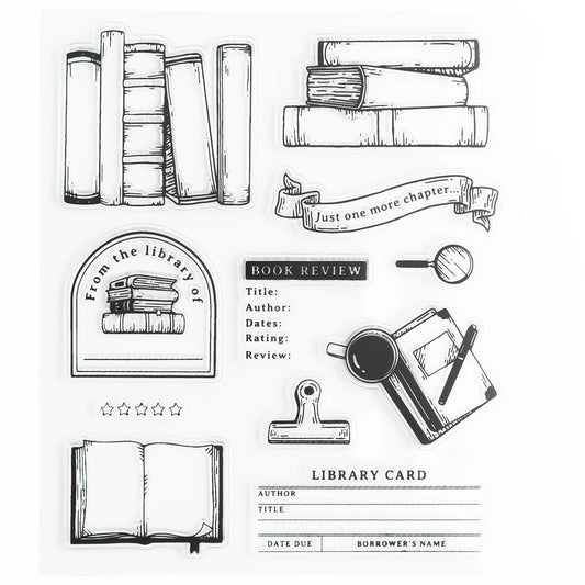 Archer & Olive Stamp Set - Bookish