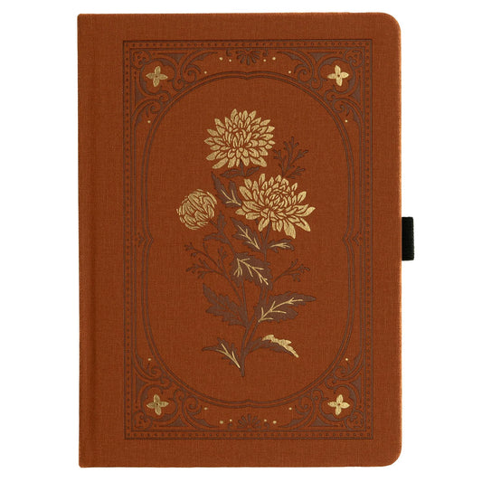 Archer & Olive Bullet Journal Chrysanthemum A5 Dot Grid - Voorkant van de Journal op een witte achtergrond