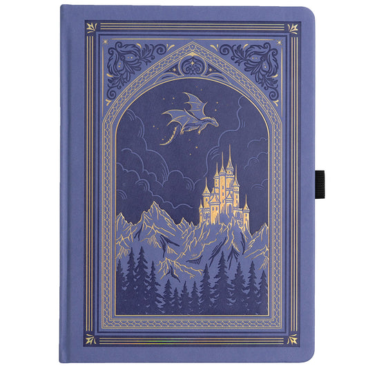 Archer & Olive Bullet Journal Dragon Spire B5 - Cover op een witte achtergrond