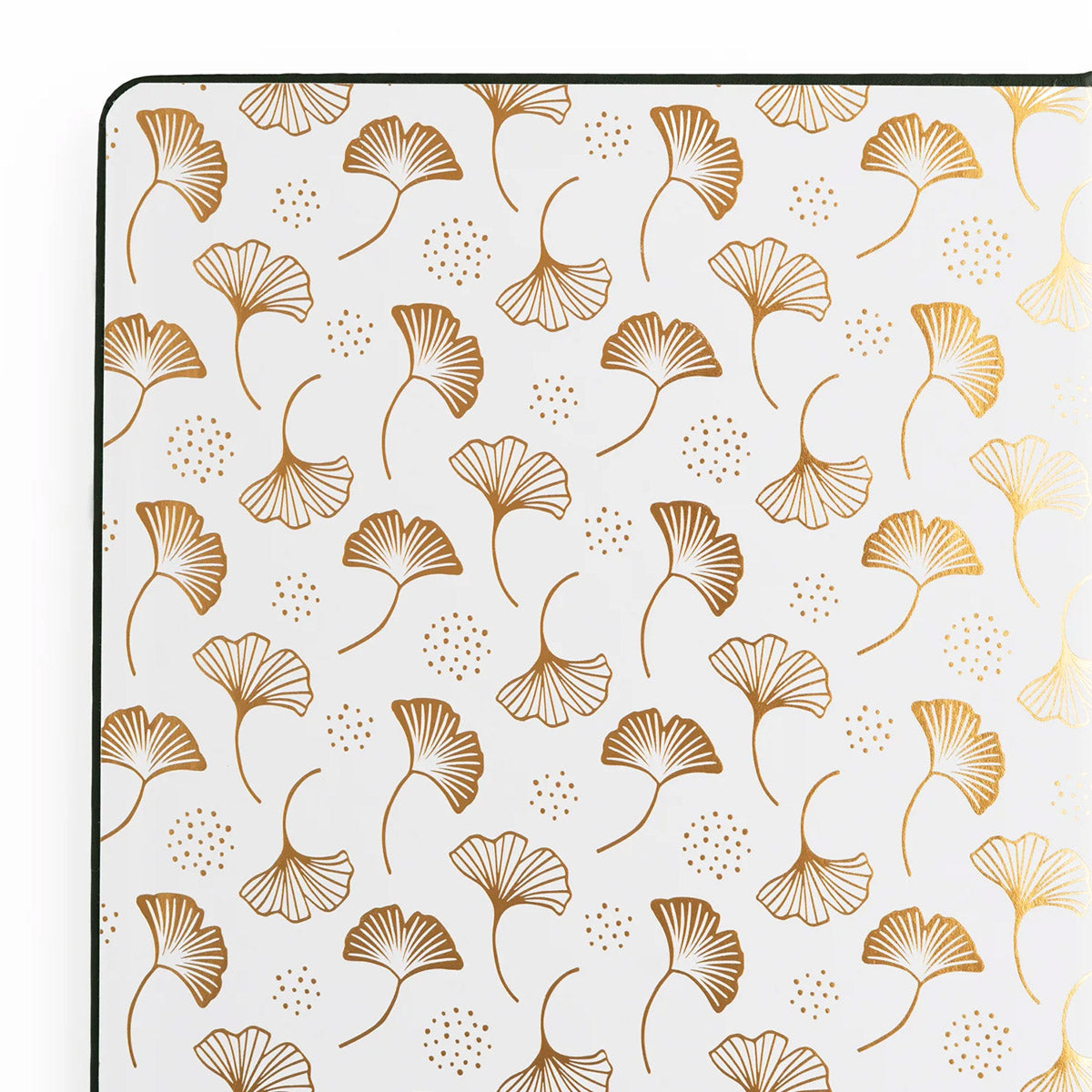 Archer & Olive Bullet Journal Gingko Leaf - Gedetailleerde omslag aan de binnenkant van de kaft