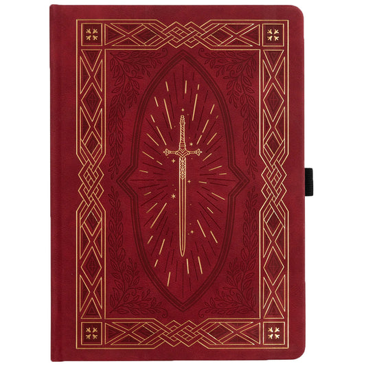 Archer & Olive Bullet Journal Knight's Sword B5 - Cover op een witte achtergrond