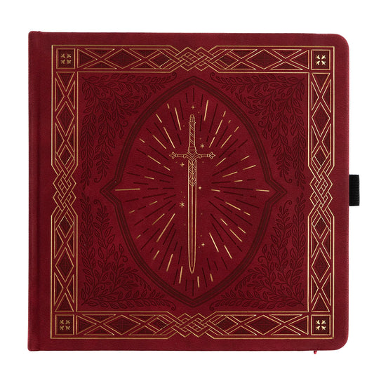 Archer & Olive Bullet Journal Knight's Sword Square Dot Grid - Cover op een witte achtergrond