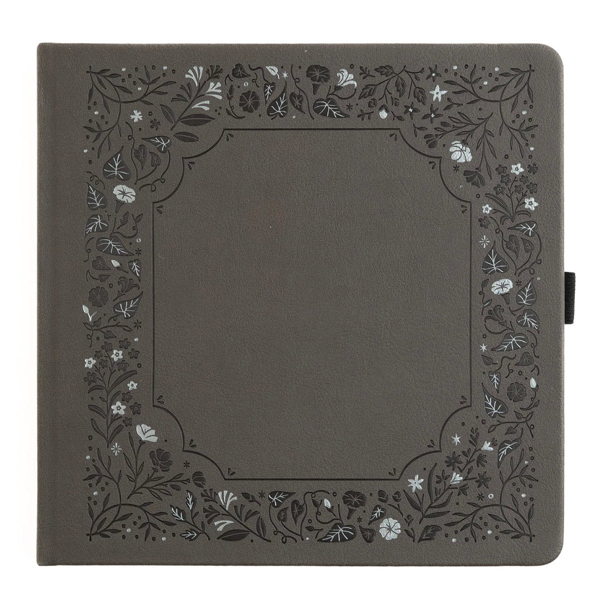 Archer & Olive Bullet Journal Midnight Floral in Grey Square Dot Grid