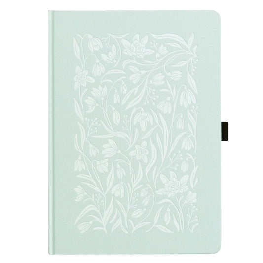 Archer & Olive Bullet Journal Snowdrops B5 Dot Grid - Cover op een witte achtergrond