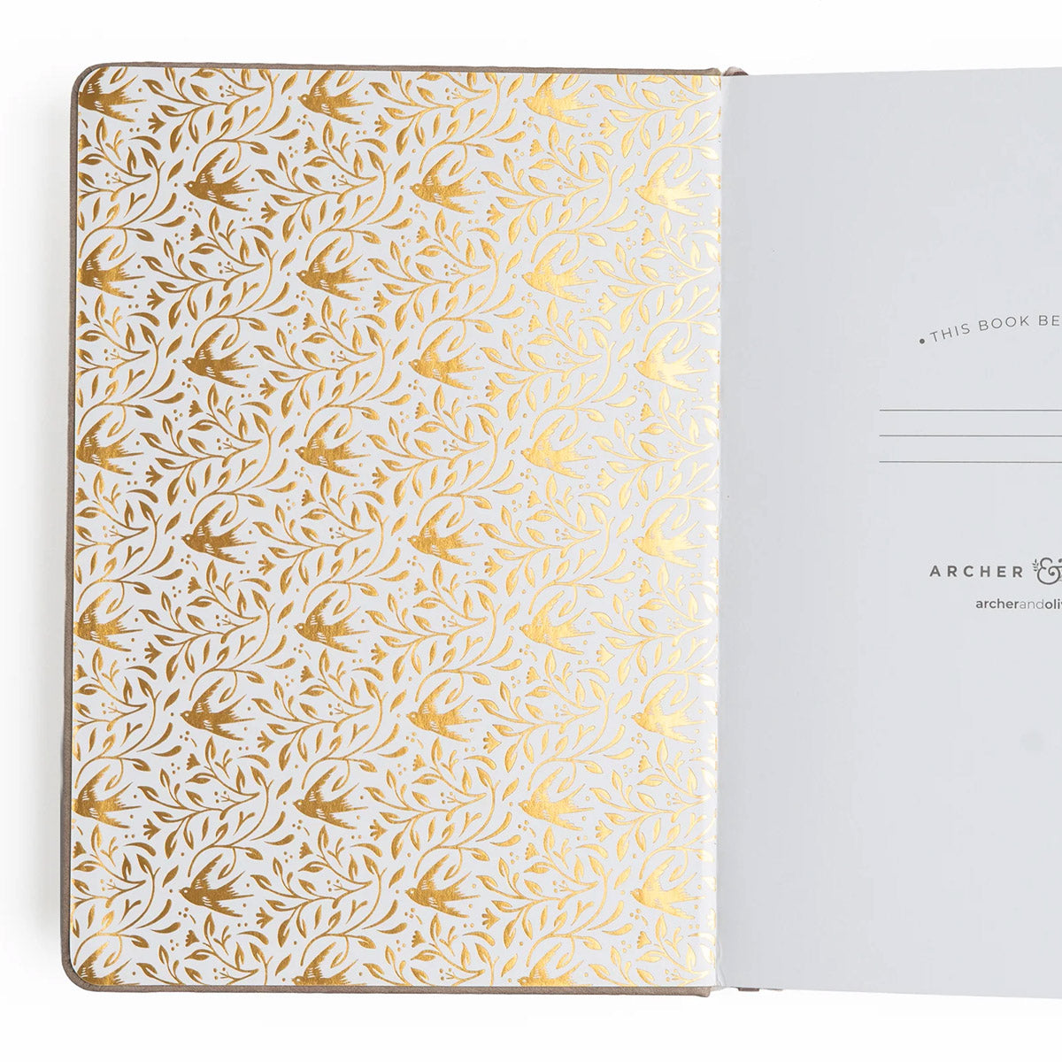 Archer & Olive Bullet Journal Songbird B5 Dot Grid - Details van de binnenkant