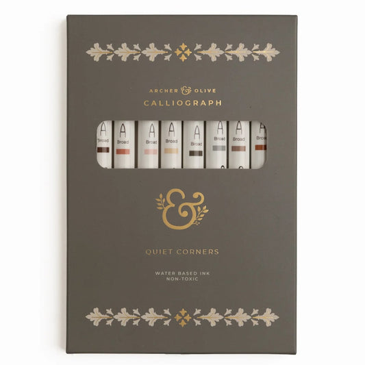 Archer & Olive Calliograph - Quiet Corners - Verpakking