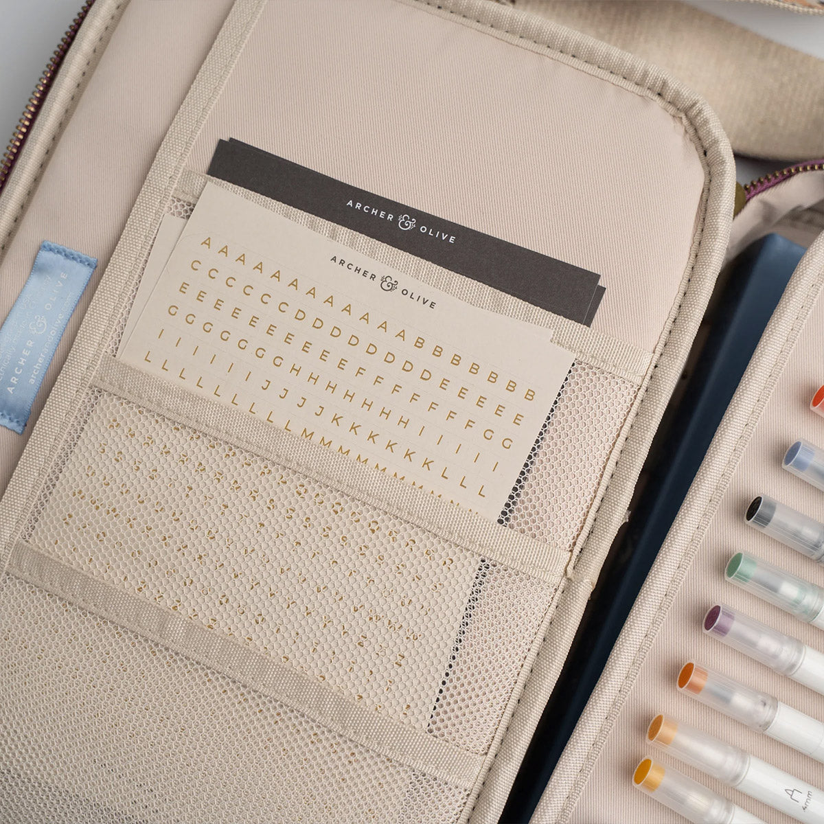 Archer & Olive Creativity Case - Plum