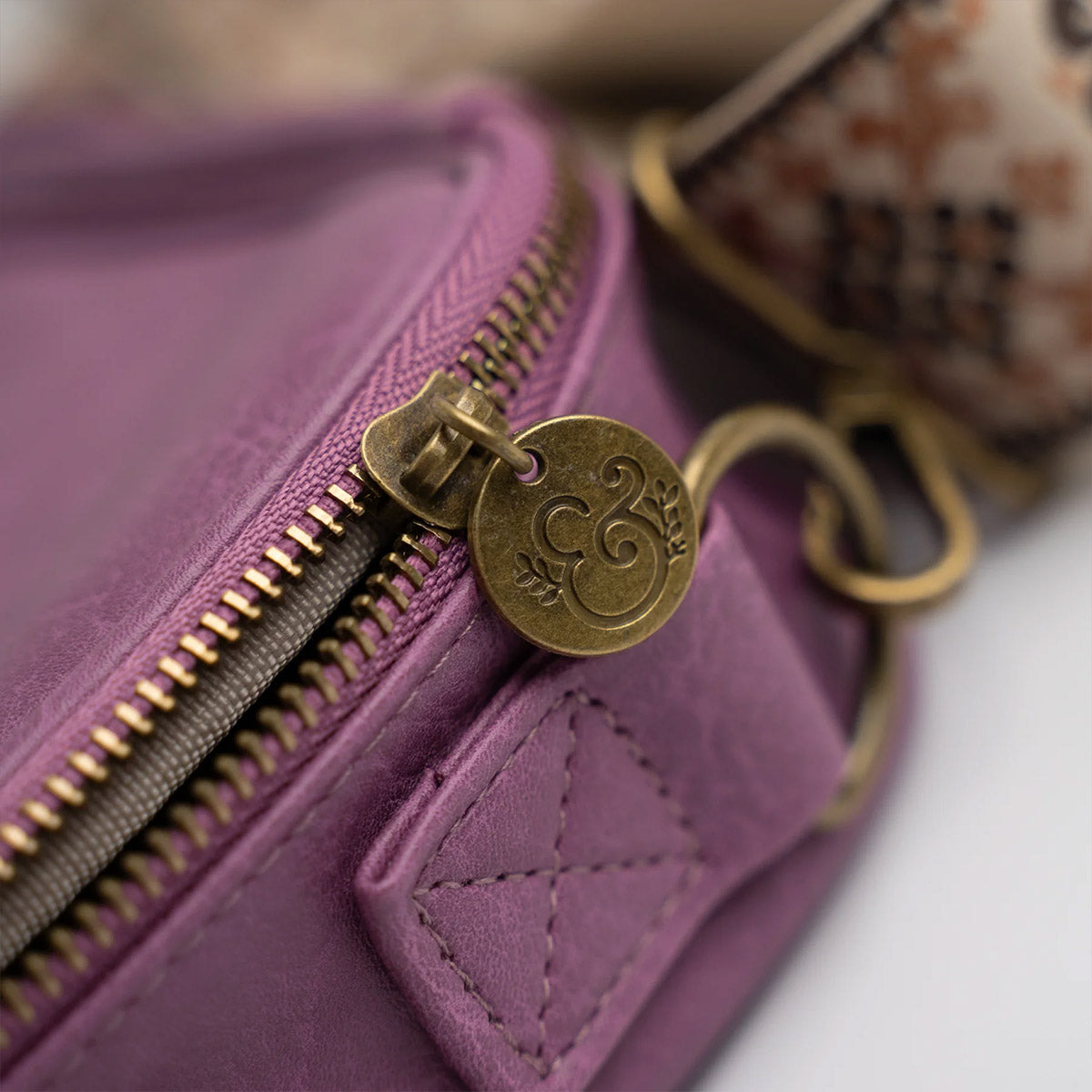 Archer & Olive Creativity Case - Plum - Ritssluiting