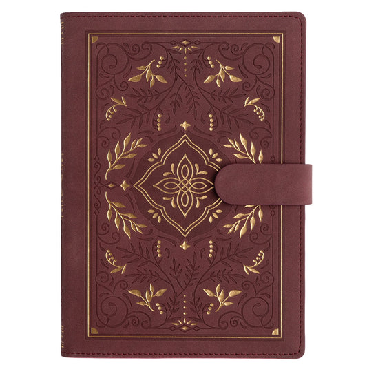 Archer & Olive DeLuxe System Storybook in Plum A5 - Voorkant van de cover op een witte achtergrond