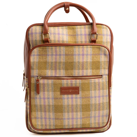 Archer & Olive - Forest Findings Plaid Backpack - Voorkant