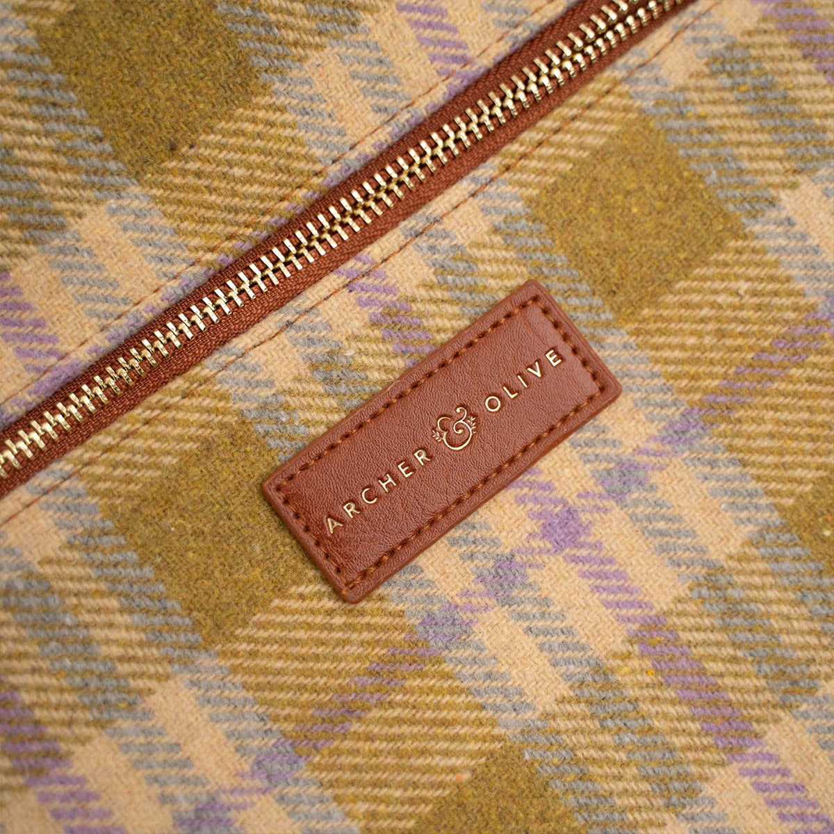 Archer & Olive - Forest Findings Plaid Backpack