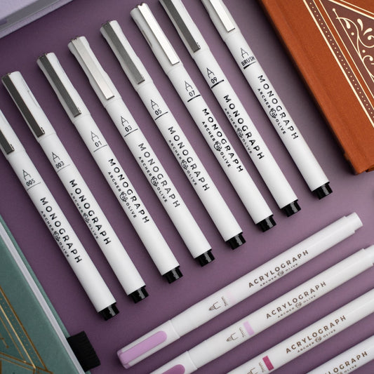 Archer & Olive Monograph Pen Set of 8