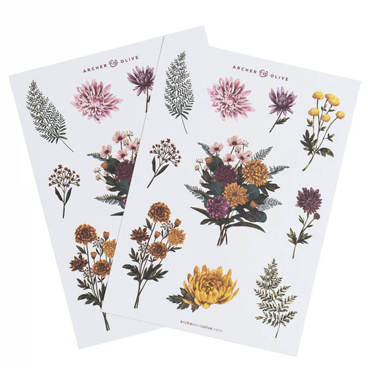 Archer & Olive Stickers - Chrysanthemum