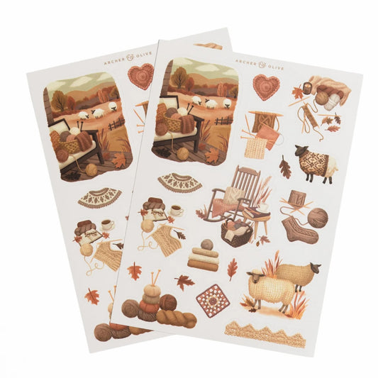 Archer & Olive Stickers - Homespun