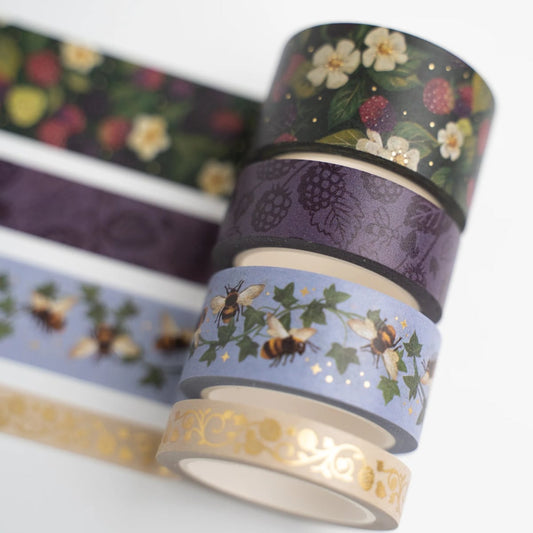 Archer & Olive Washitape - Berries & Vines - Detail van de washi tapes