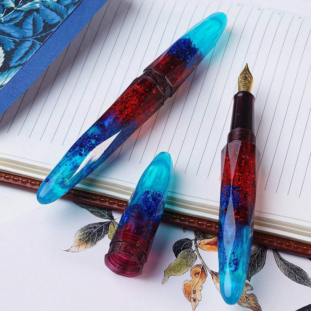 BENU Fountain Pen Briolette - Fiery Azure - 24Papershop