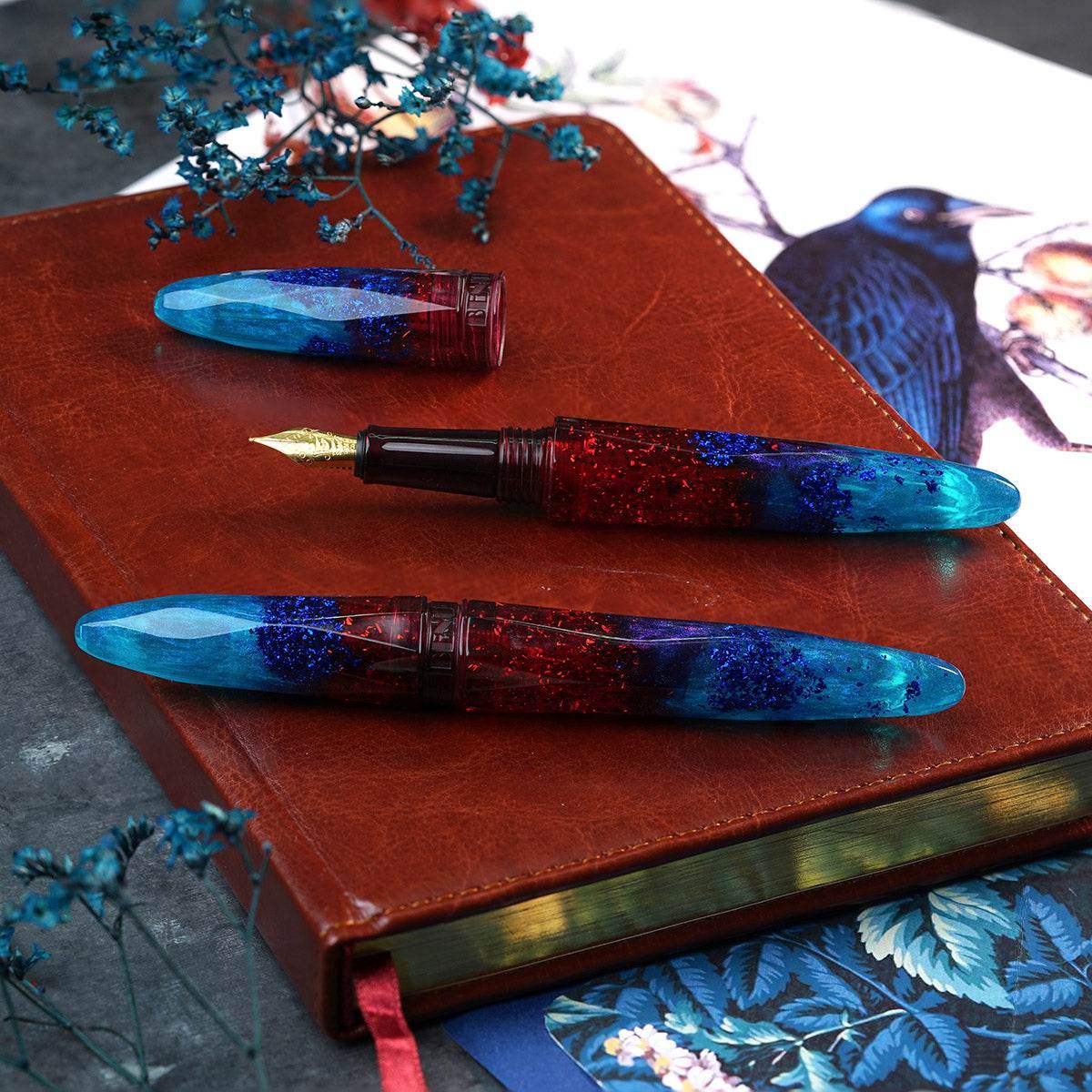 BENU Fountain Pen Briolette - Fiery Azure - 24Papershop