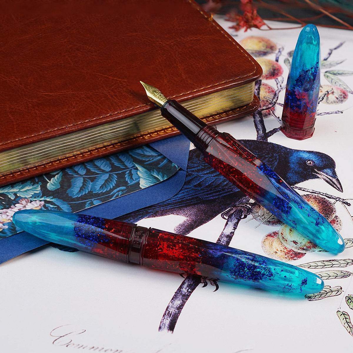 BENU Fountain Pen Briolette - Fiery Azure - 24Papershop