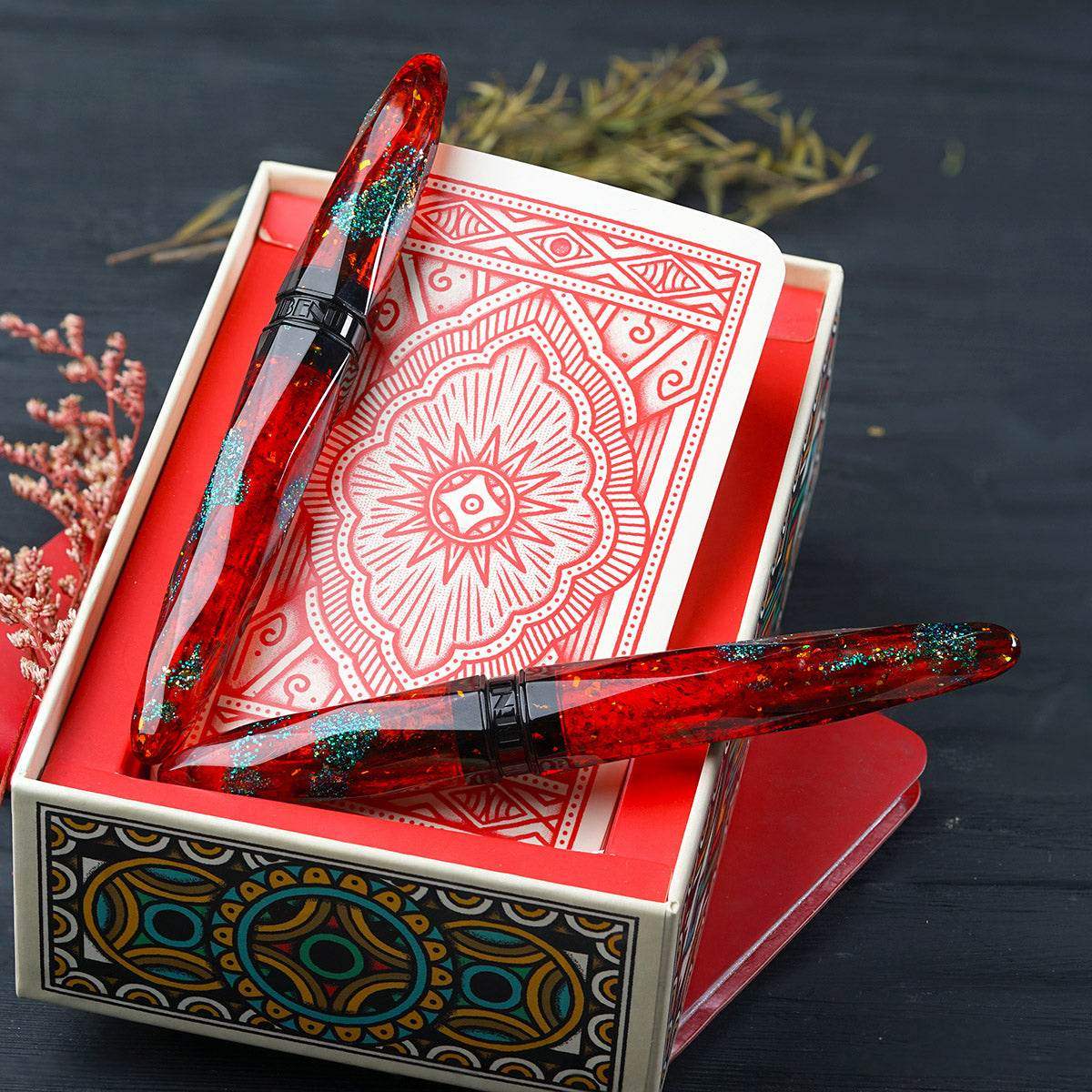 BENU Fountain Pen Briolette - Ruby Forest - 24Papershop