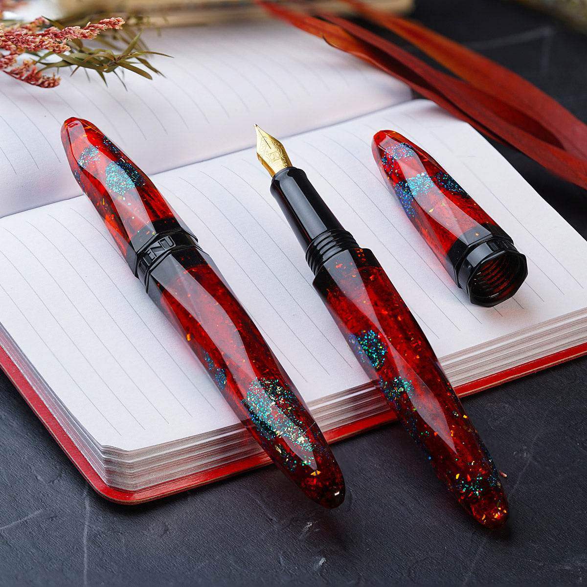 BENU Fountain Pen Briolette - Ruby Forest - 24Papershop