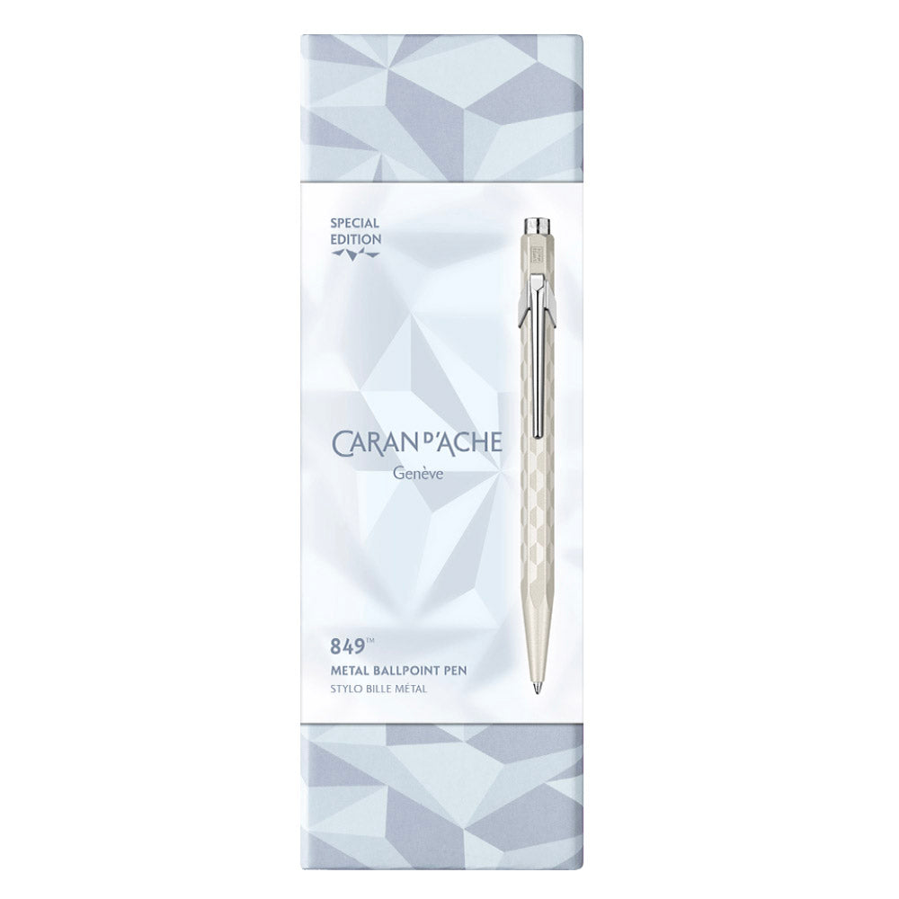 Caran d'Ache 849 Alpine Frost Balpen - White
