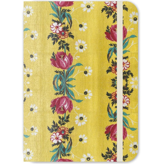 Carmyne's Journal Yellow & Flowers A5 Dot Grid