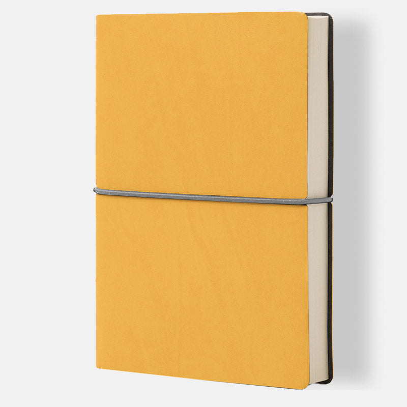 Ciak Agenda 2026 Trend Yellow - Zij aanzicht van de agenda op een witte achterkant