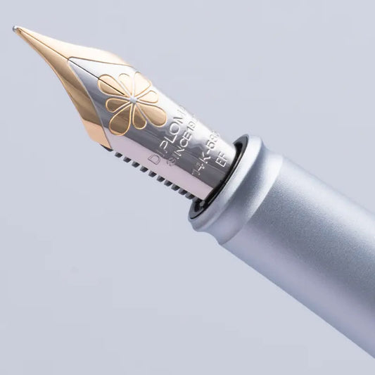 Diplomat Aero Nib 14k Gold - Matt Chrome