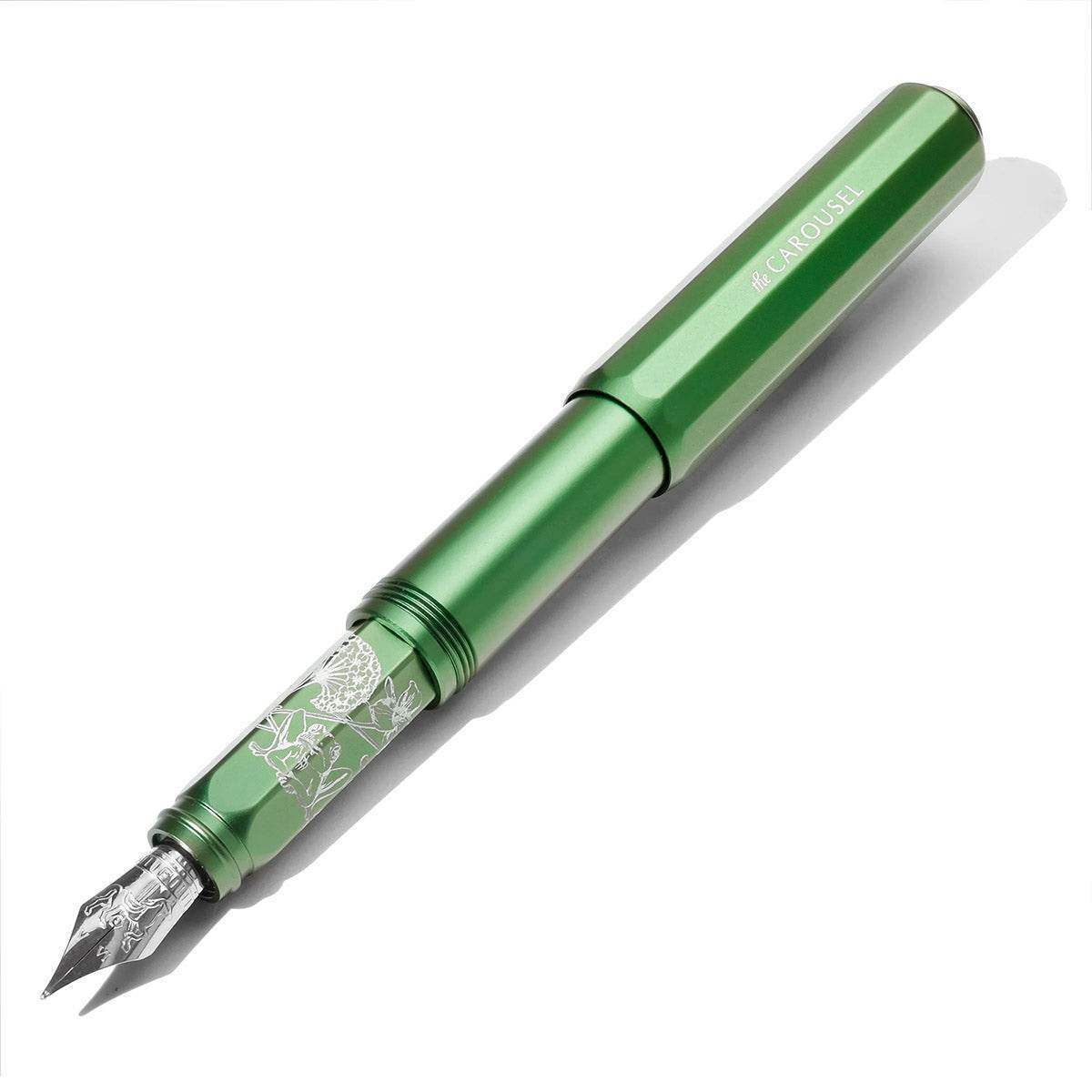 Ferris Wheel Press Aluminum Carousel Fountain Pen - Book of Botany - Medium - 24Papershop