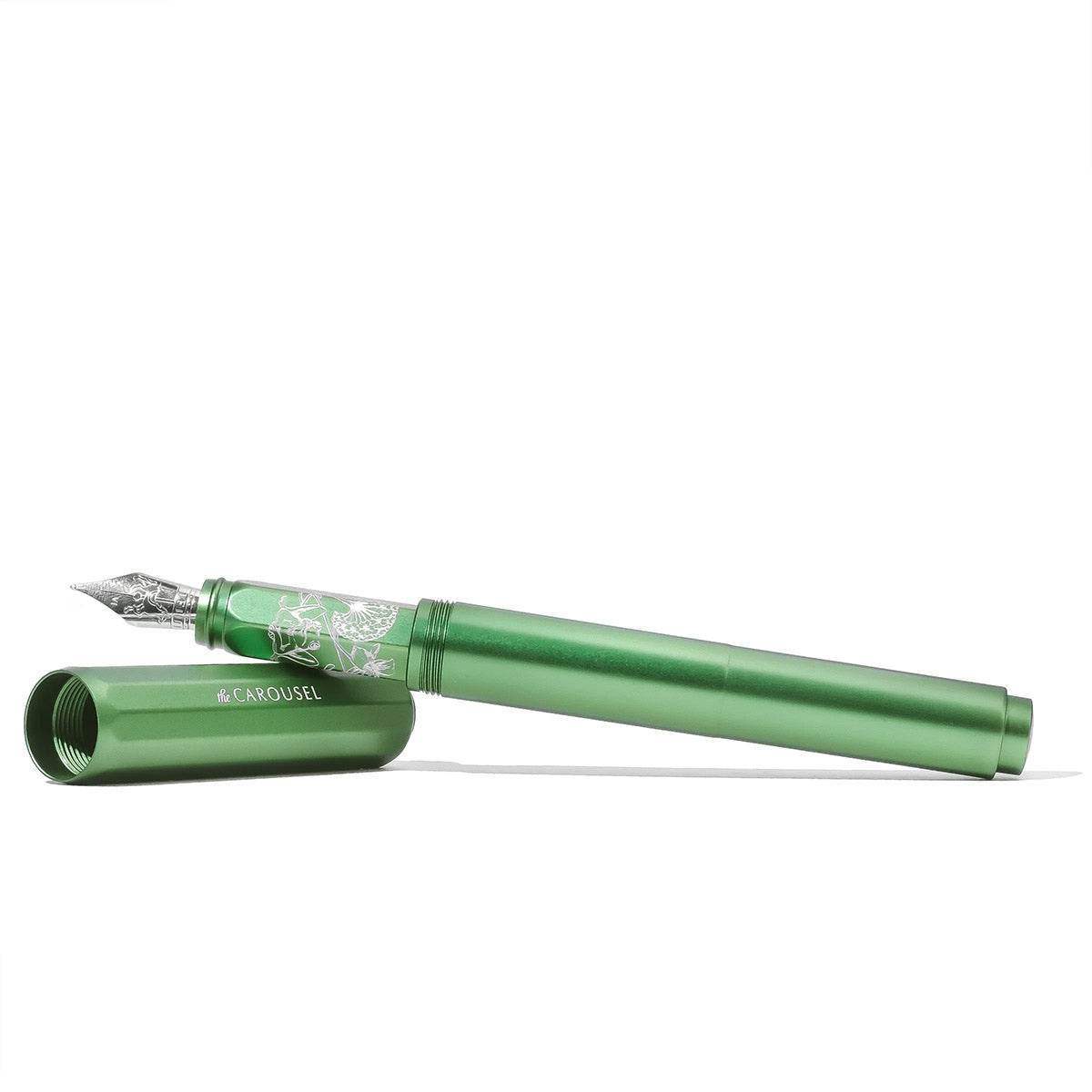 Ferris Wheel Press Aluminum Carousel Fountain Pen - Book of Botany - Medium - 24Papershop
