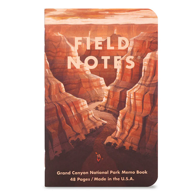 Field Notes National Parks Serie B – Grand Canyon, Joshua Tree en Mount Rainier covers