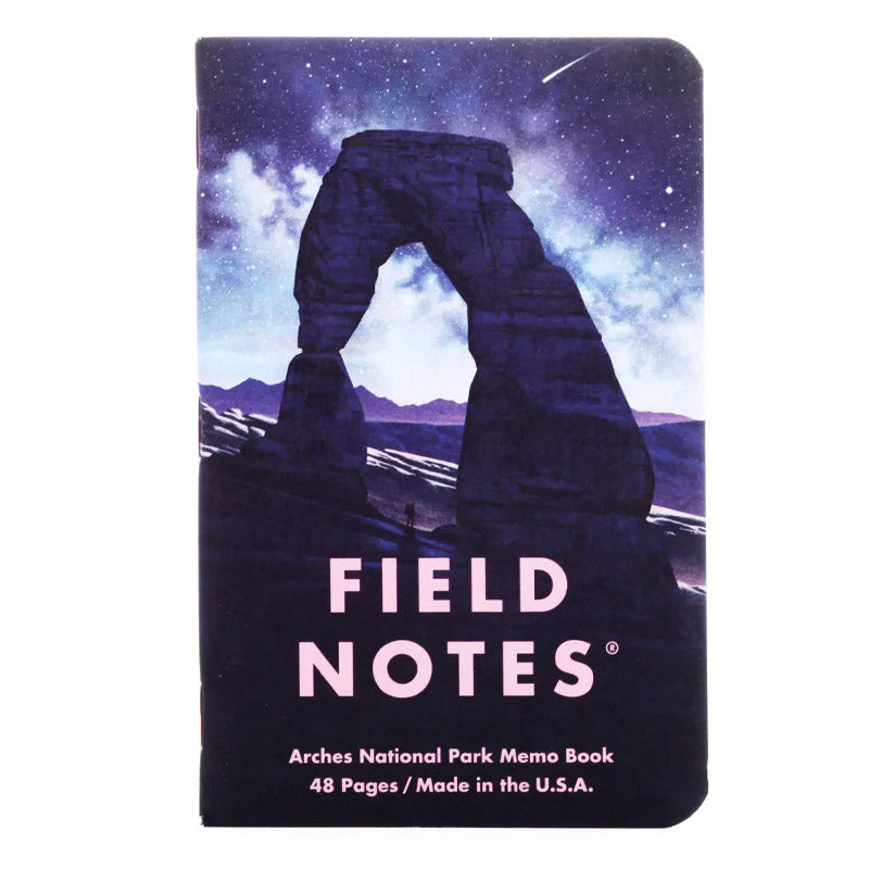 Field Notes National Parks Serie D notitieboekjes – Grand Teton, Arches en Sequoia illustraties