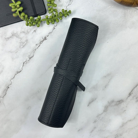 Girologio 10 Pen Roll - Midnight Noir Gesloten op Tafel