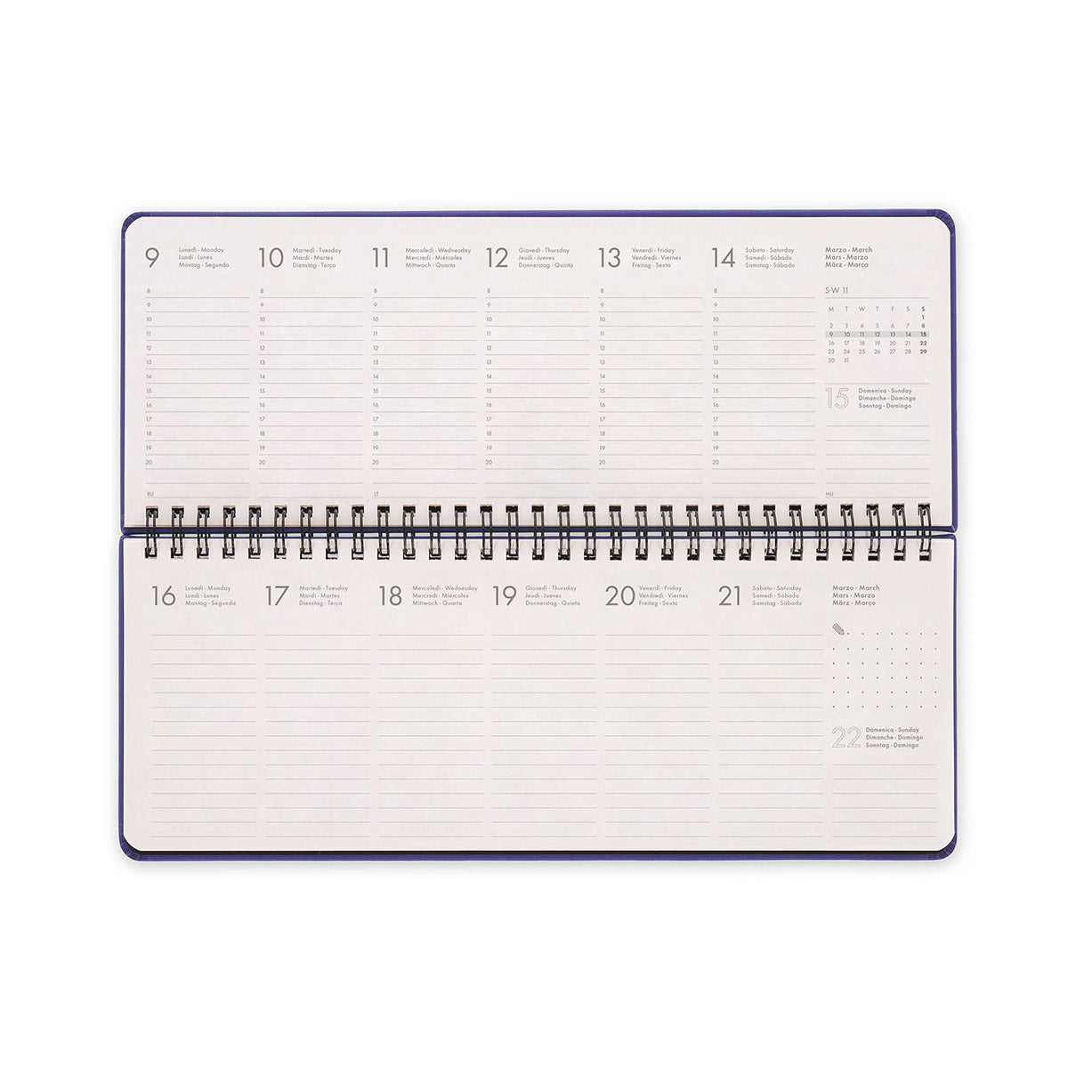 Legami Agenda 2026 Desk Planner - Future Dusk
