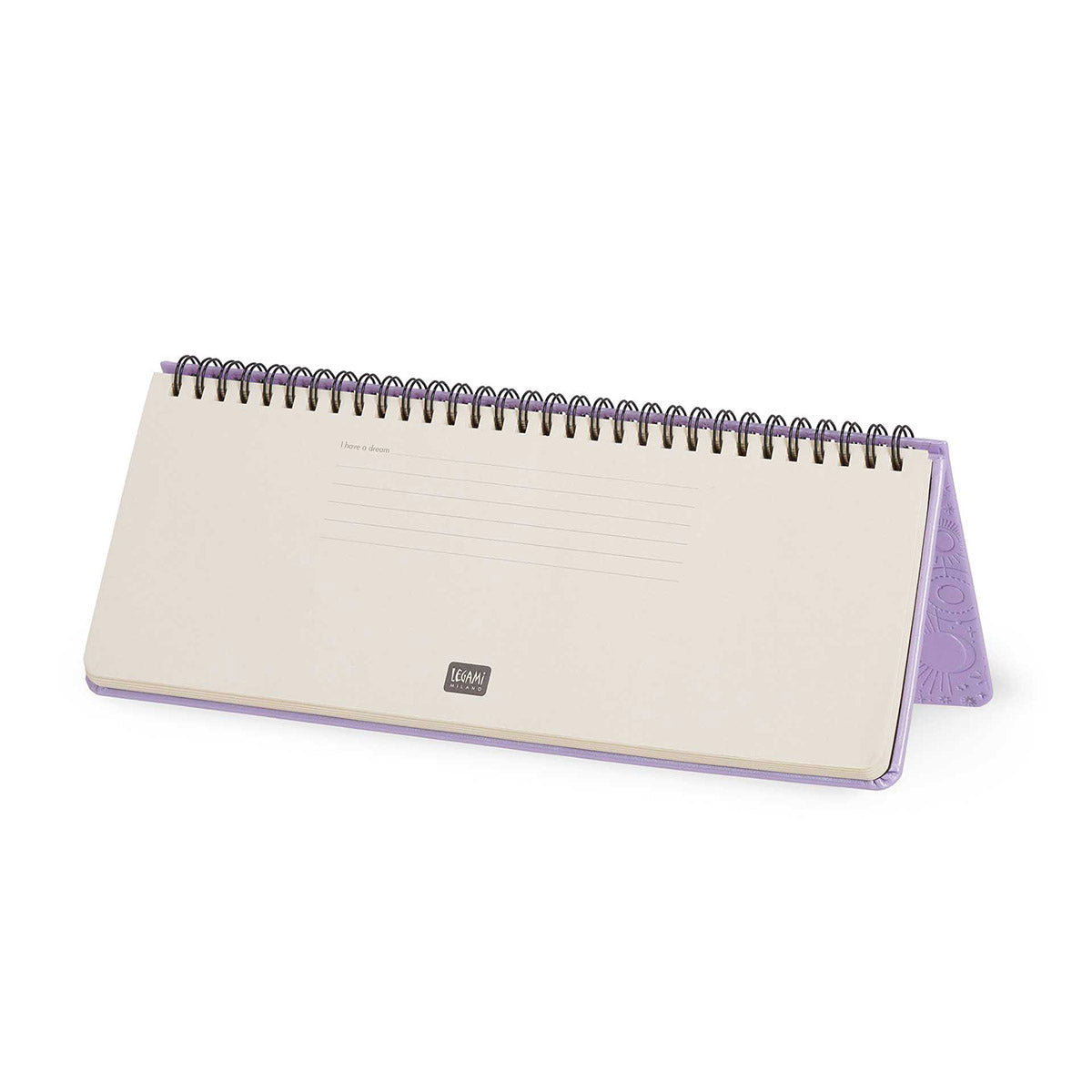 Legami Agenda 2026 Desk Planner - Mystic Lilac - 1e Pagina van de Deskplanner