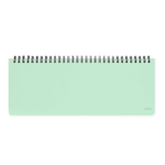 Legami Agenda 2026 Desk Planner - Pastel Mint - Voorkant van de planner op een witte achtergrond