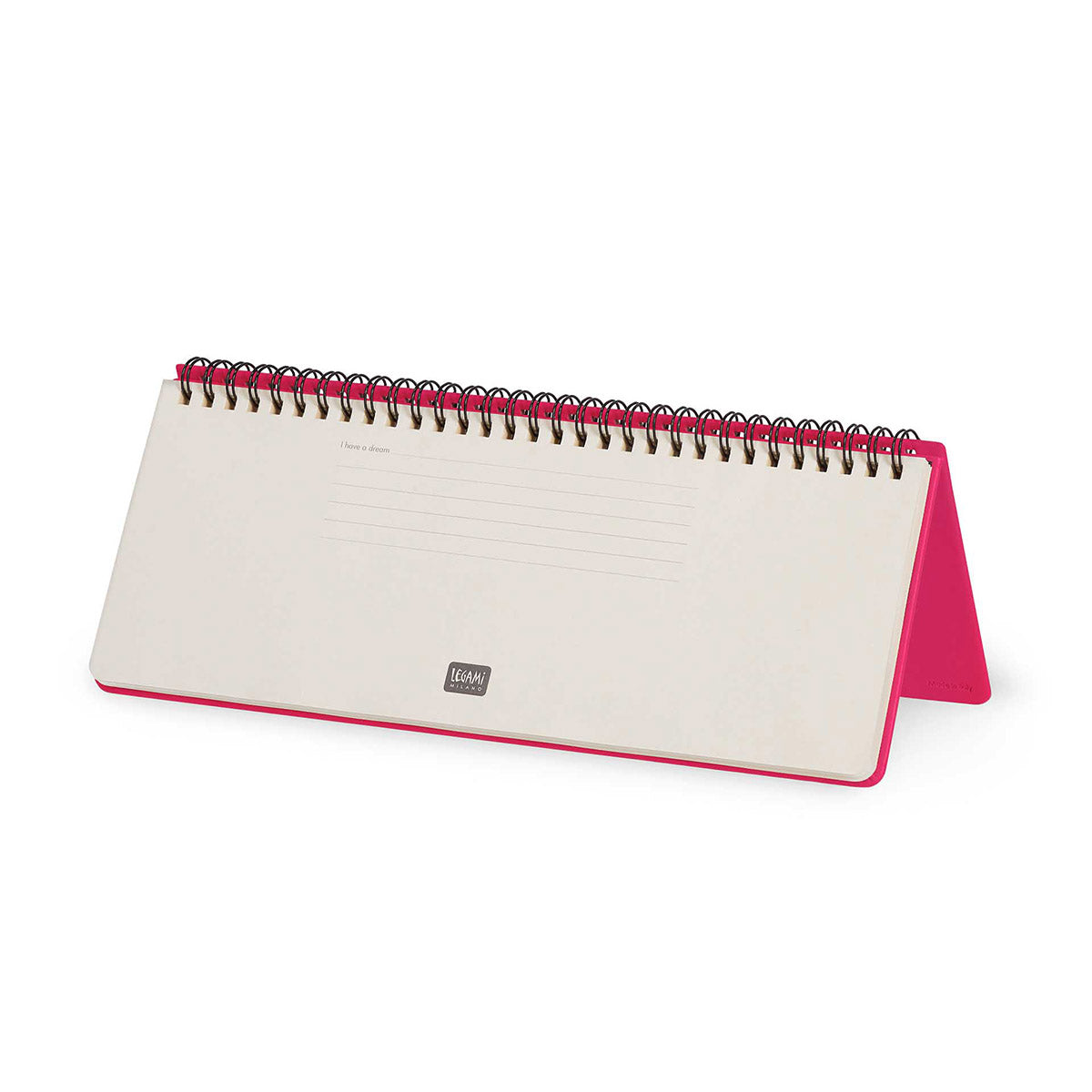 Legami Agenda 2026 Desk Planner - Raspberry