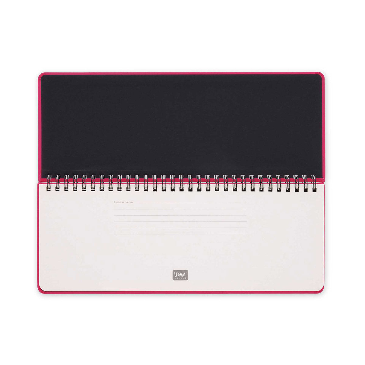 Legami Agenda 2026 Desk Planner - Raspberry