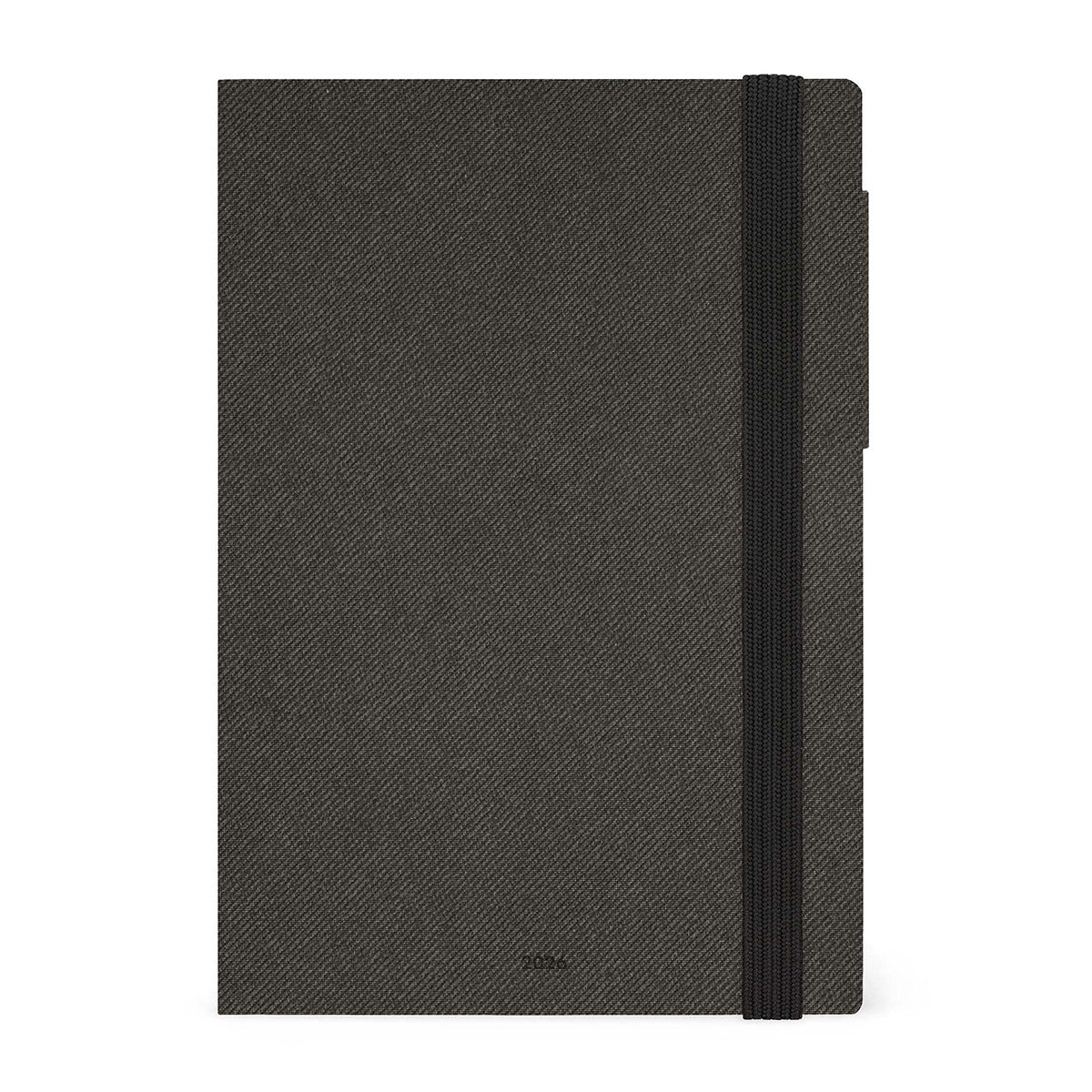 Legami Agenda 2026 Medium Week - Deep Graphite - Voorkant op een witte achtergrond