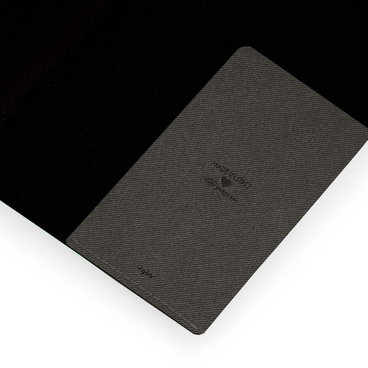 Legami Agenda 2026 Medium Week - Deep Graphite - Detail van het vakje achterin de agenda