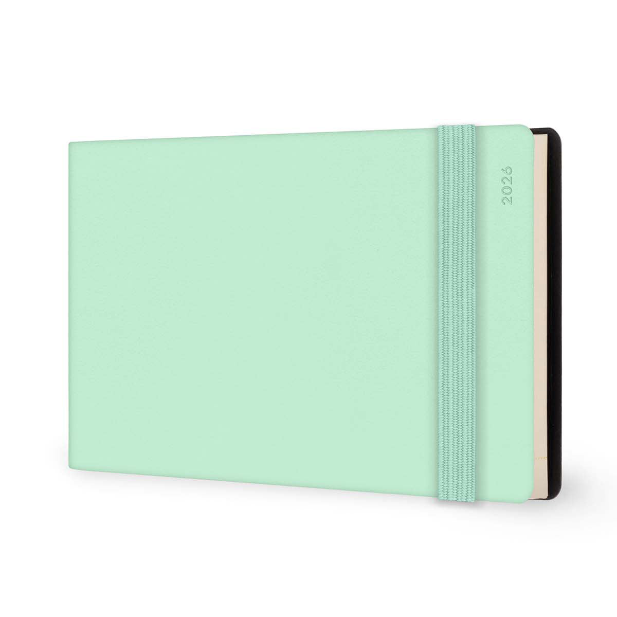 Legami Agenda 2026 Small Week - Pastel Mint - Schuin op een witte achtergrond