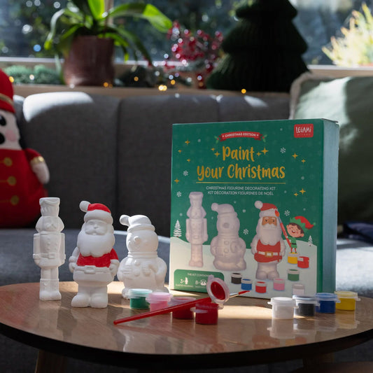 Legami Christmas Figurine Decorating Kit - Paint Your Christmas