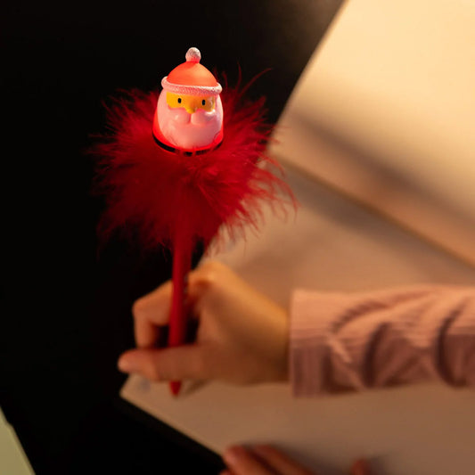 Legami Ballpoint Pen With Light - Writing is Magic - Santa Claus