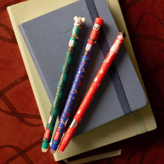 Legami Erasable Pen - Set van 3 - The Nutcracker