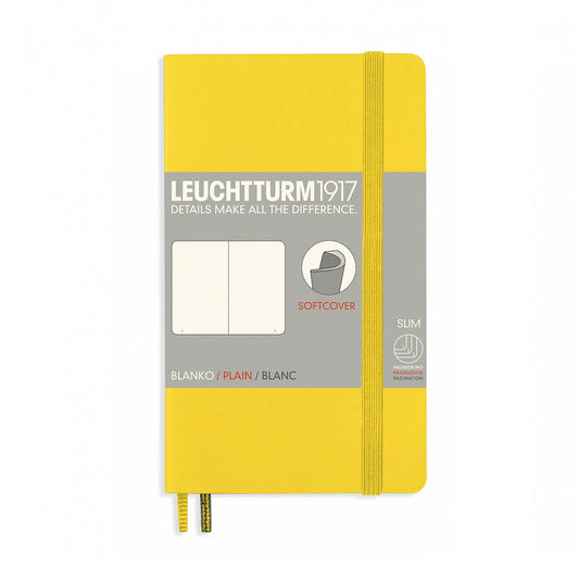 Leuchtturm1917 Pocket A6 Notitieboek Lemon - Blanco