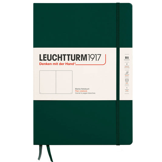 Leuchtturm1917 Composition B5 Notitieboek Forest Green - Blanco