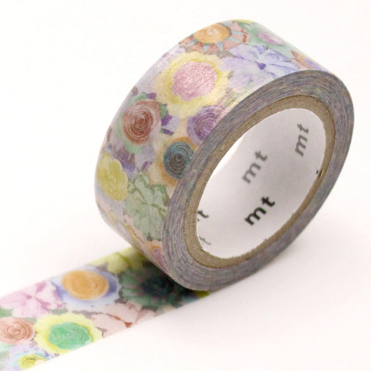 MT Masking Tape - Fab Quilling Flowers - 15mm - 5m