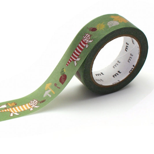 MT Masking Tape - Lisa Larson - Autumn Mikey - 15mm x 7m