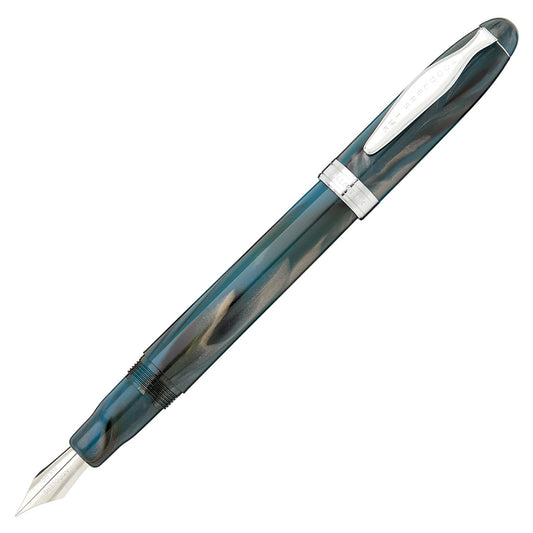 Noodler's AHAB Flex vulpen - Mesa Turquoise met dop op de achterkant