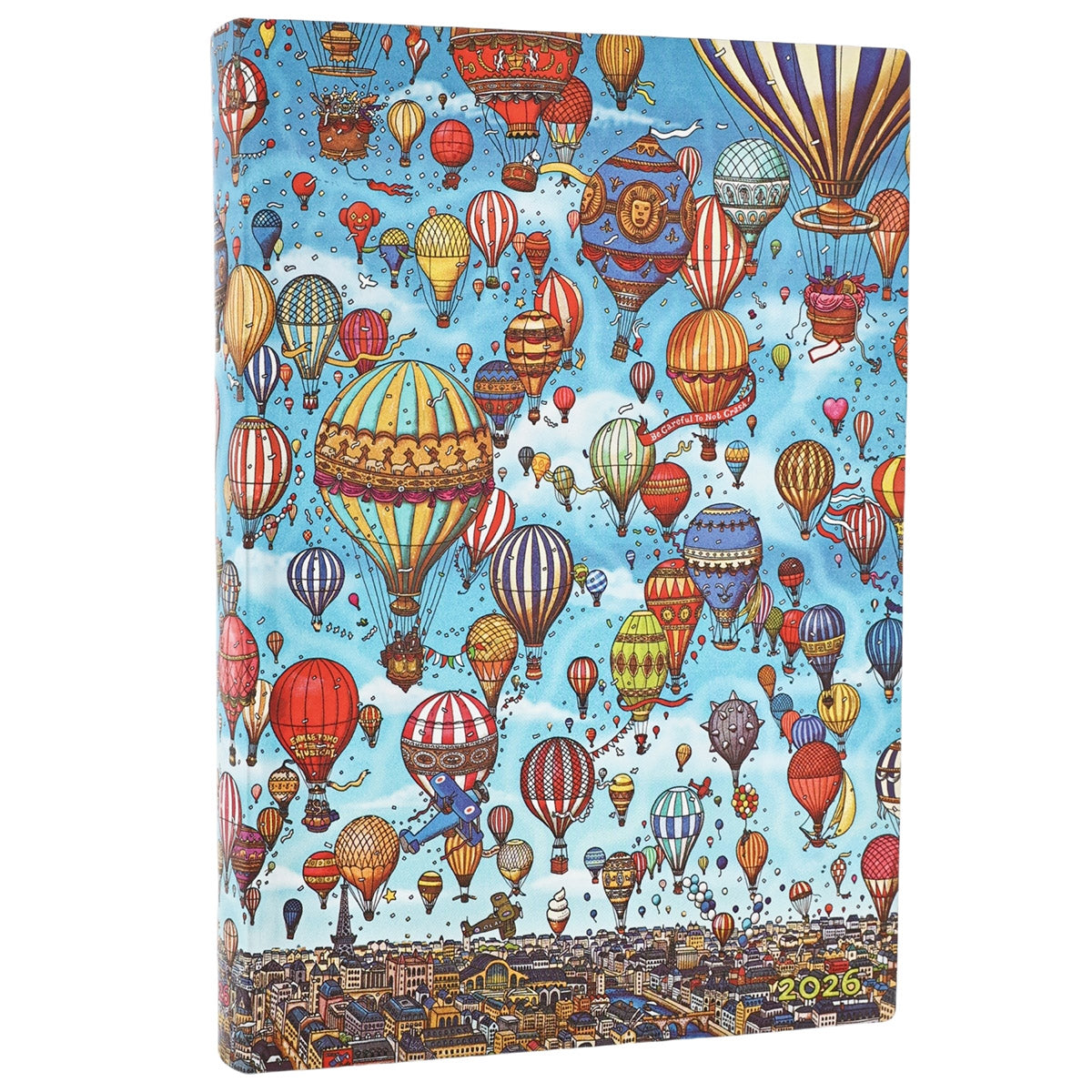 Paperblanks Agenda 2026 Flexi Midi Balloon Festival - Dag